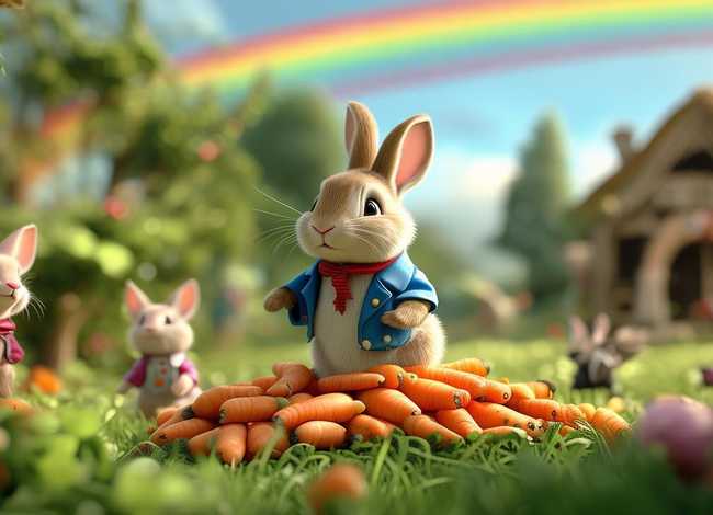 彼得兔的故事儿童绘本，彼得兔的故事绘本故事