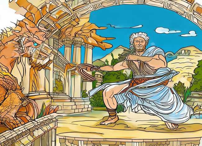 关于古希腊神话的简笔画 关于古希腊神话的简笔画图片