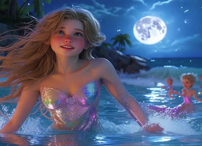 36岁儿童睡前故事 美人鱼 宝宝睡前故事4~6岁美人鱼