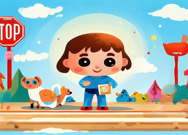 儿童安全故事简笔画 安全故事幼儿