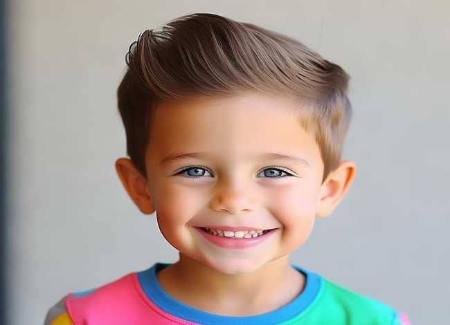 男生发型小孩子经典 小男孩子的发型