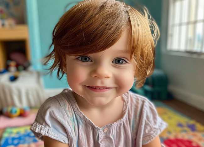 女孩儿童发型短发可爱 - 女孩儿童发型短发可爱图片