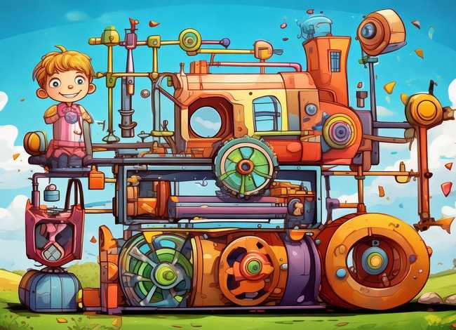 儿童发明图画，儿童发明图画图片