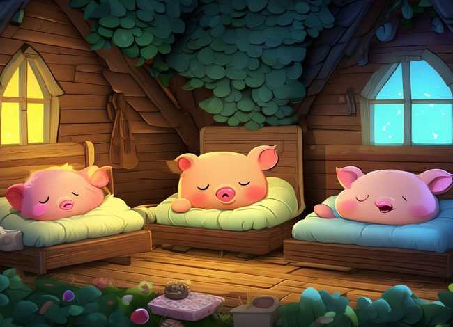 儿童睡前小故事三只小猪文字版；幼儿睡前故事三只小猪文字版