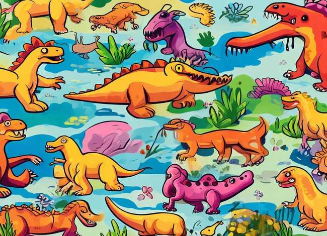 儿童简笔画恐龙大全；儿童简笔画恐龙大全图片