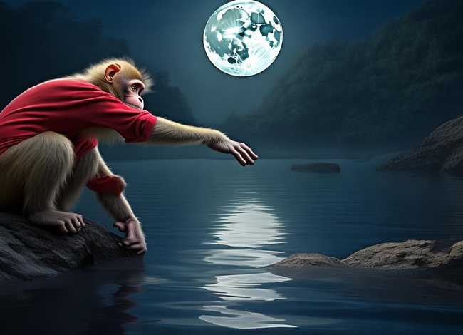 猴子捞月短篇故事（猴子捞月剪短故事）