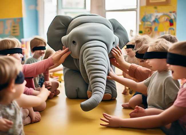 盲人摸象的故事完整版幼儿（盲人摸象的故事完整版幼儿园）