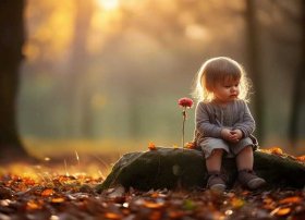 伤感儿童图片；伤感儿童图片唯美