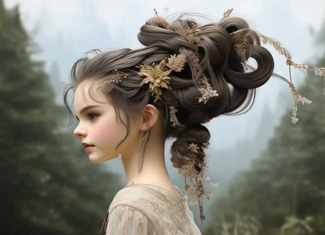 山鬼发型教程儿童，山鬼发型教程儿童图片