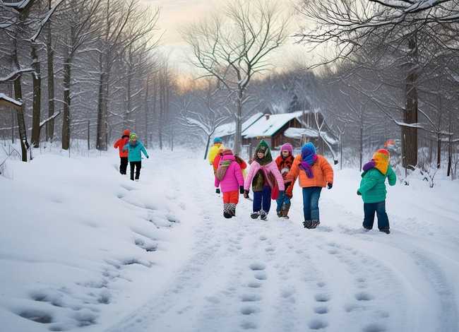 冬天小路儿童故事，冬天的小路幼儿故事