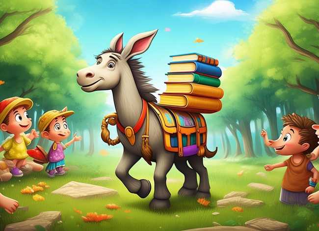 儿童寓言故事插画，寓言故事小插画