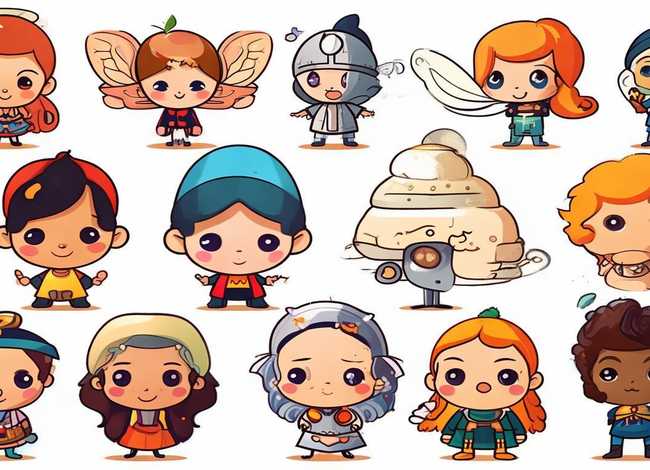 童话故事人物简笔画 童话人物简笔画大全