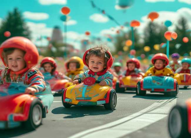 儿童赛车比赛的故事 - 关于赛车的幼儿故事