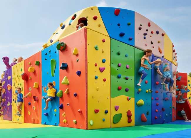 儿童攀岩墙图片 - 儿童攀岩墙图片高清