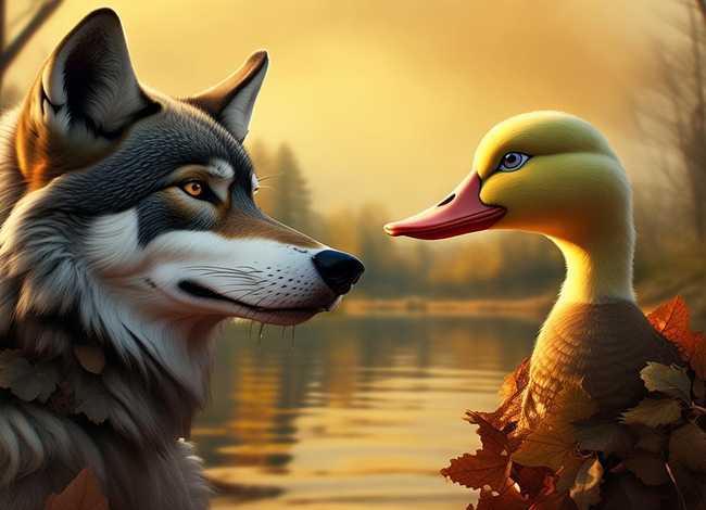 狼和鸭子的故事 - 狼和鸭子的故事演讲
