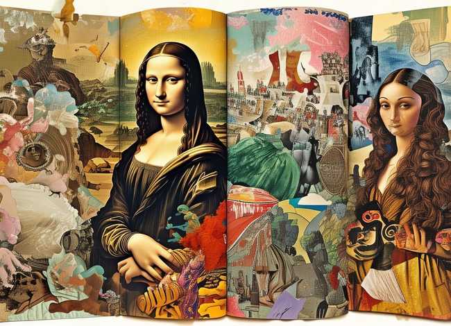 艺术的故事画、艺术的故事插画