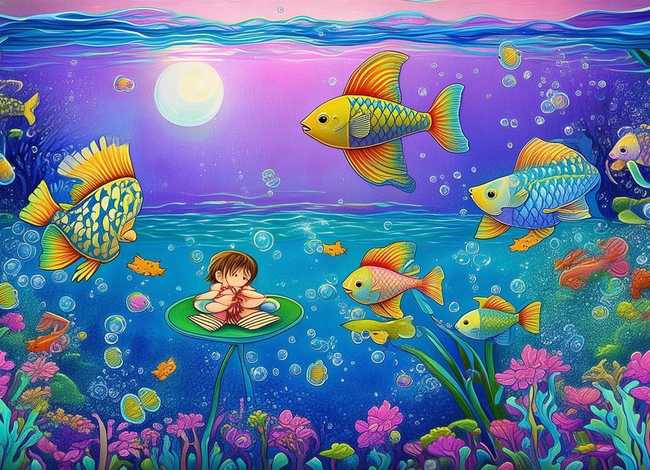 睡前儿童故事神奇的鱼 - 神奇的鱼故事视频大全