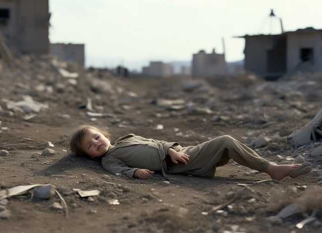 阿富汗战争儿童的故事；阿富汗战争后的儿童遗体