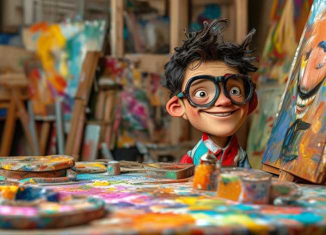 粗心的小画家改编儿童故事（粗心的小画家改编的歌）