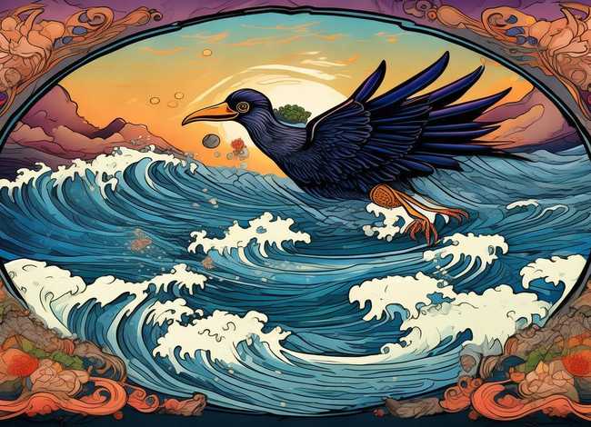 神话故事精卫填海的手抄报 - 神话故事精卫填海的手抄报内容