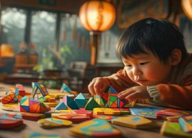 七巧板故事图片，七巧板故事图片高清