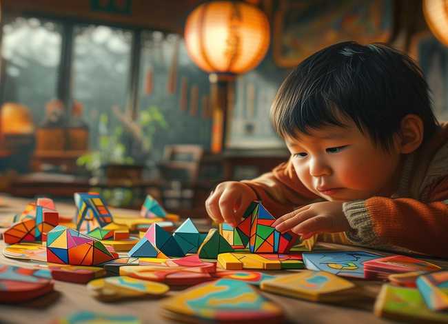 七巧板故事图片，七巧板故事图片高清