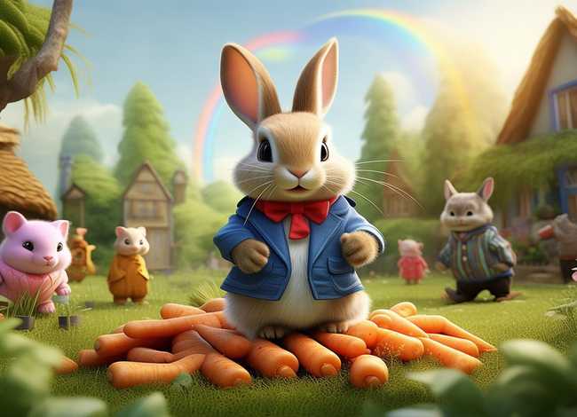 彼得兔的故事儿童绘本，彼得兔的故事绘本故事