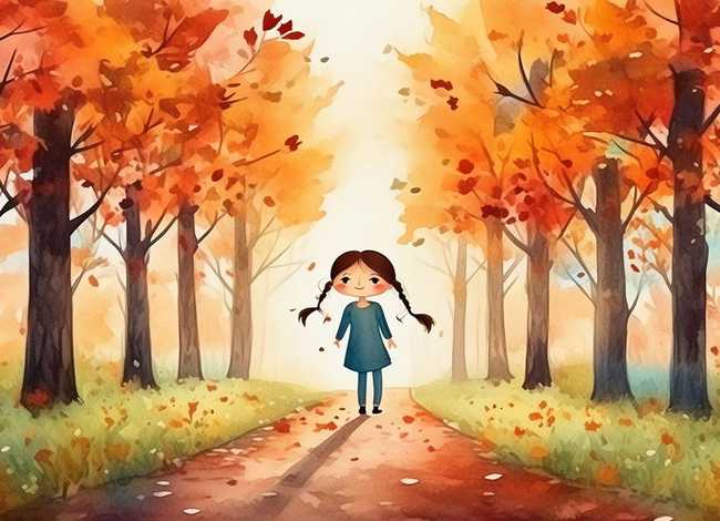 找秋天故事（找秋天故事画）