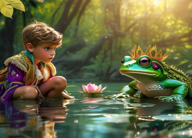儿童故事青蛙王子、儿童故事青蛙王子图片