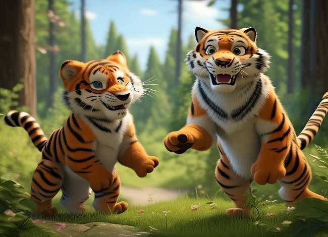 儿童故事老虎和狼，老虎和狼的故事全集