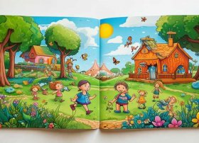 儿童故事书打印带图、儿童绘本故事带图片打印