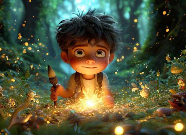 儿童故事神笔马良（神笔马良的故事幼儿版）