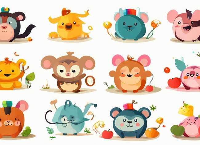 十二生肖故事幼儿版 - 十二生肖故事幼儿版简笔