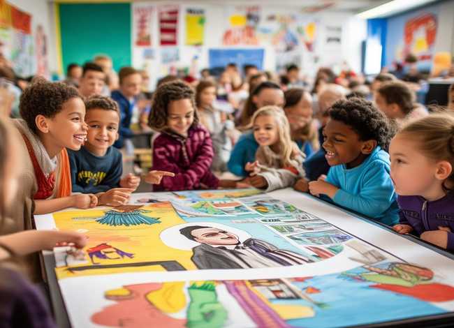 名人事迹绘画小学 - 名人故事的小报怎么画