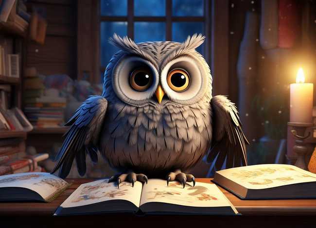 猫头鹰故事大班儿童绘本 - 猫头鹰讲故事绘本