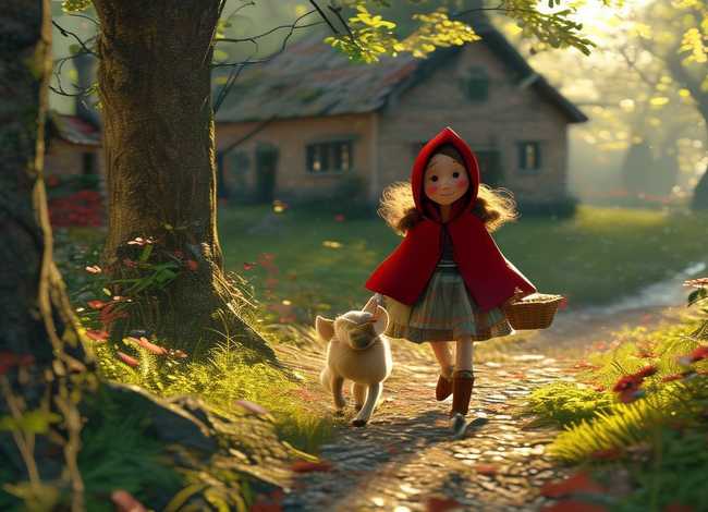 儿童故事小红帽的故事英文版（小红帽的故事英语版简单）