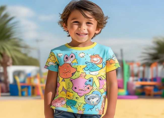 儿童t恤男童 儿童男t恤短袖