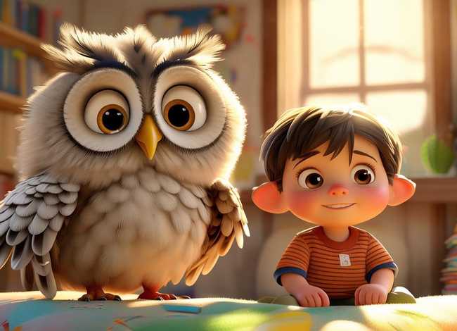 猫头鹰的儿童故事（猫头鹰的故事幼儿）