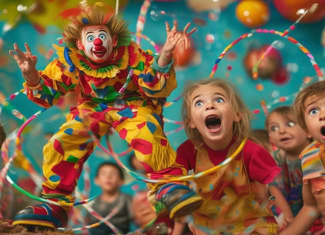 儿童动画小丑故事 - 幼儿小丑的动画片