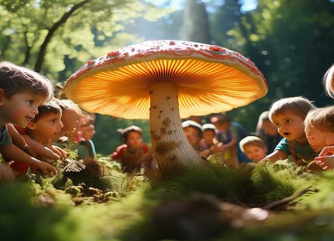 蘑菇幼儿园的故事、幼儿园探索蘑菇的秘密故事