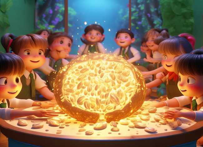 儿童动画石榴故事；幼儿园石榴的课程故事