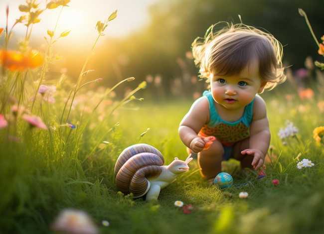 蜗牛儿童故事、蜗牛的故事和儿歌