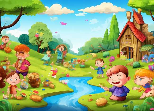 英语小故事儿童绘本 - 英语小故事绘本8张