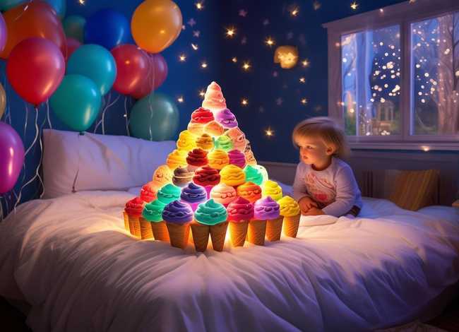 儿童睡前故事100个冰淇淋（100个冰淇淋的故事）