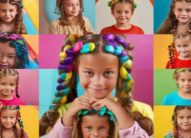 6～12岁儿童编发教程；6～12岁儿童编发教程超好看