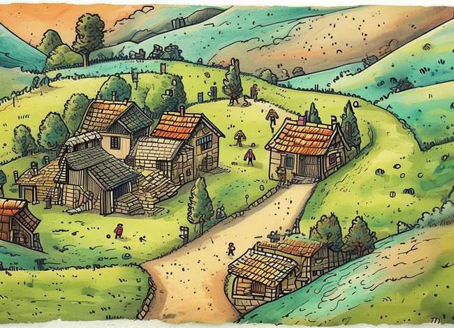 画里的故事简笔画 - 画里的故事简笔画图片