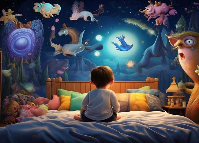 儿童睡前故事七个神秘的怪兽；给小朋友讲的睡前小故事大怪兽