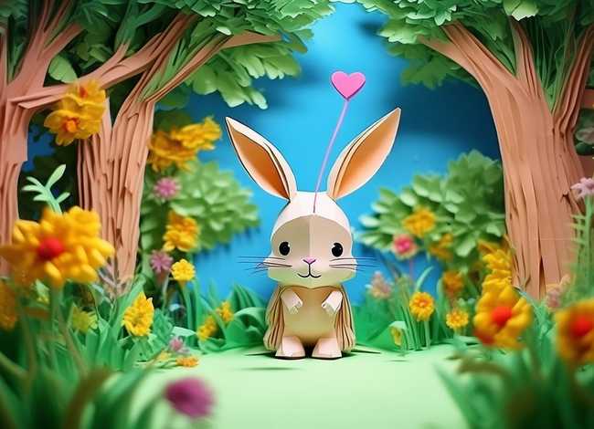 简单的儿童故事折纸作品 - 幼儿故事折纸