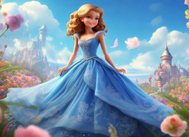 儿童芭比公主画画 - 儿童芭比公主画画图片