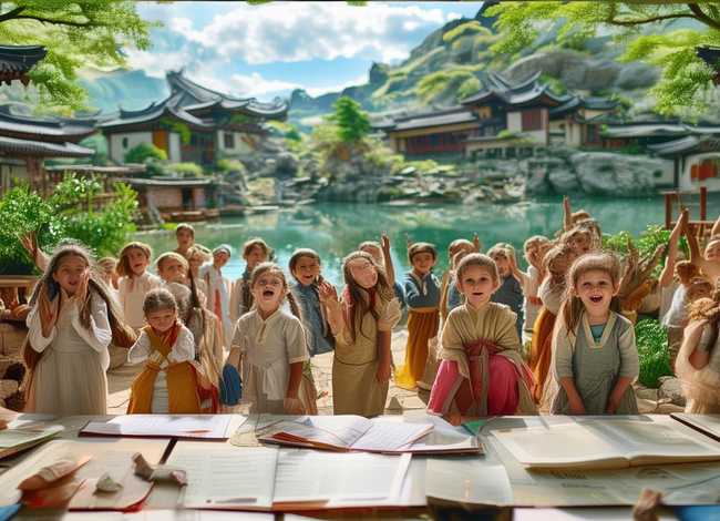 儿童古诗课本剧表演视频完整 - 小学古诗词课本剧情景表演